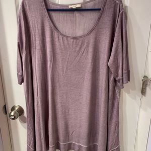 Easel Large blouse, plum, never worn.